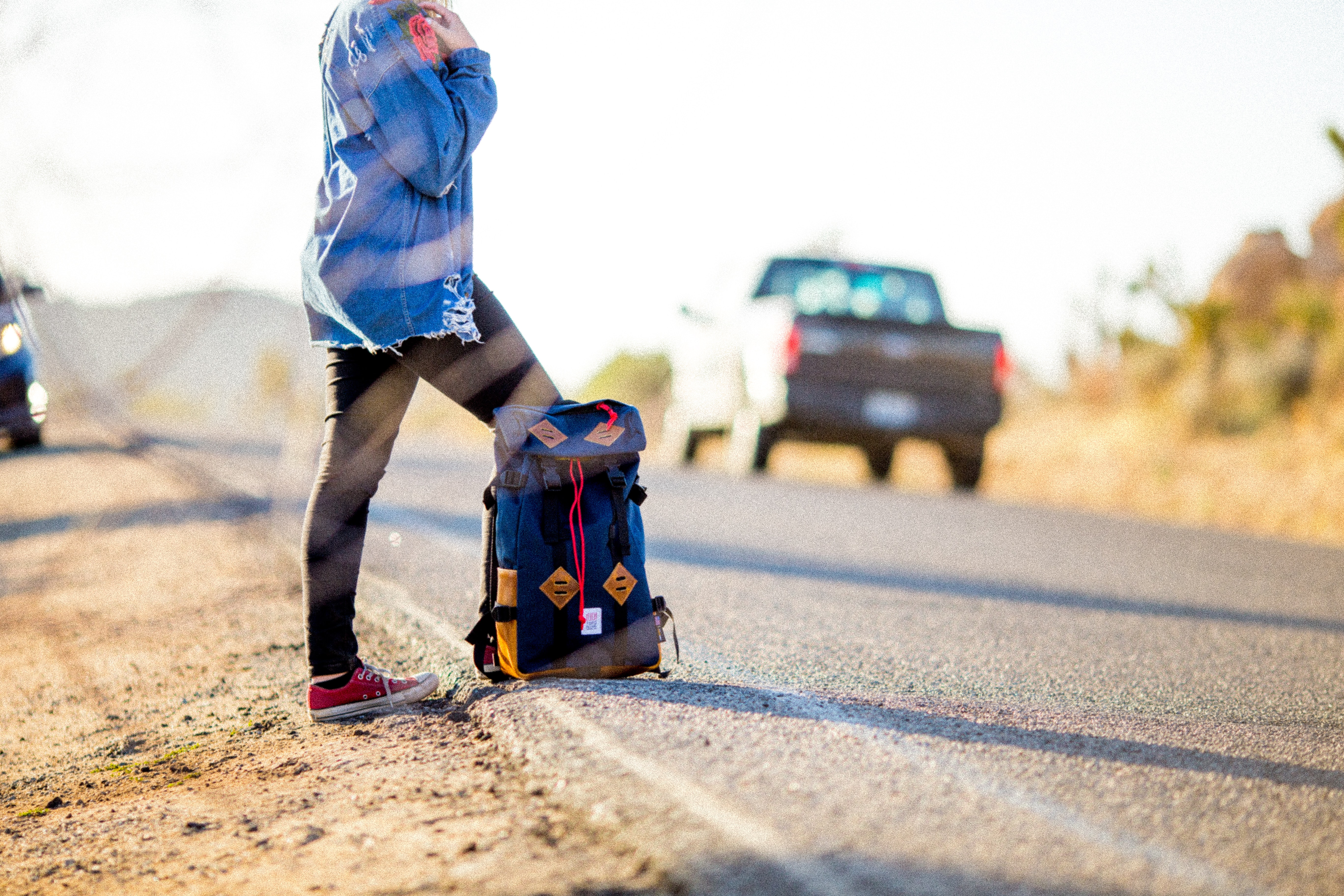 Traveler With Backpack